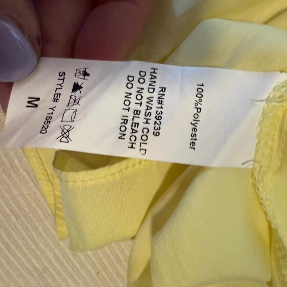 DO+BE Yellow Ruched Ruffled Halter Sundress - Picture 6 of 7